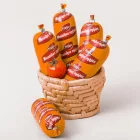 Főzhető műbél felvágottakhoz, sonkafélékhez d75 narancssárga 5m